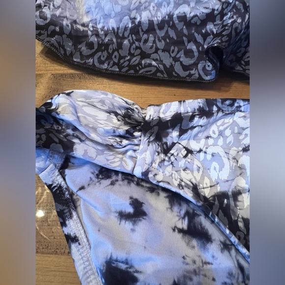 Lucky Brand Swimwear “Untamed” Ruffle 2 Piece Bikini Set Sz L - Picture 12 of 14